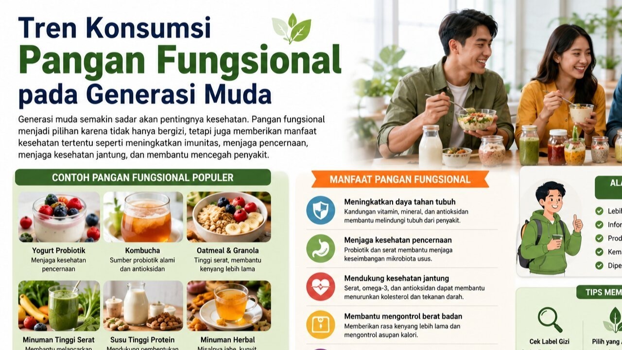 Tren Konsumsi Pangan Fungsional pada Generasi Muda